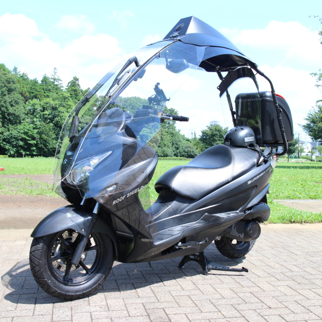 Protection de toit avec Suzuki Burgman 400