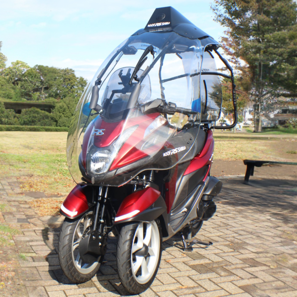 Roof Shield mit Yamaha Tricity