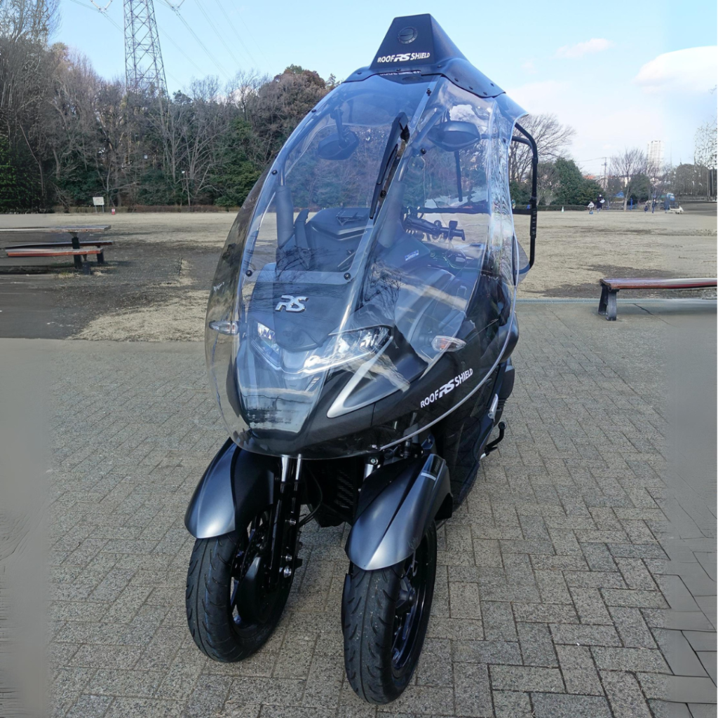 Bouclier de toit avec Yamaha Tricity 300