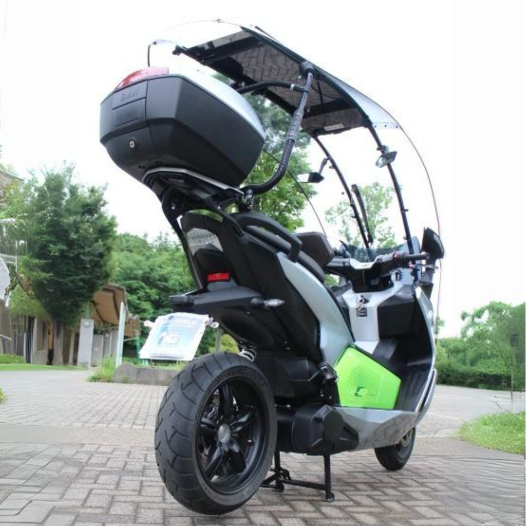 Écran de toit avec BMW C Evolution