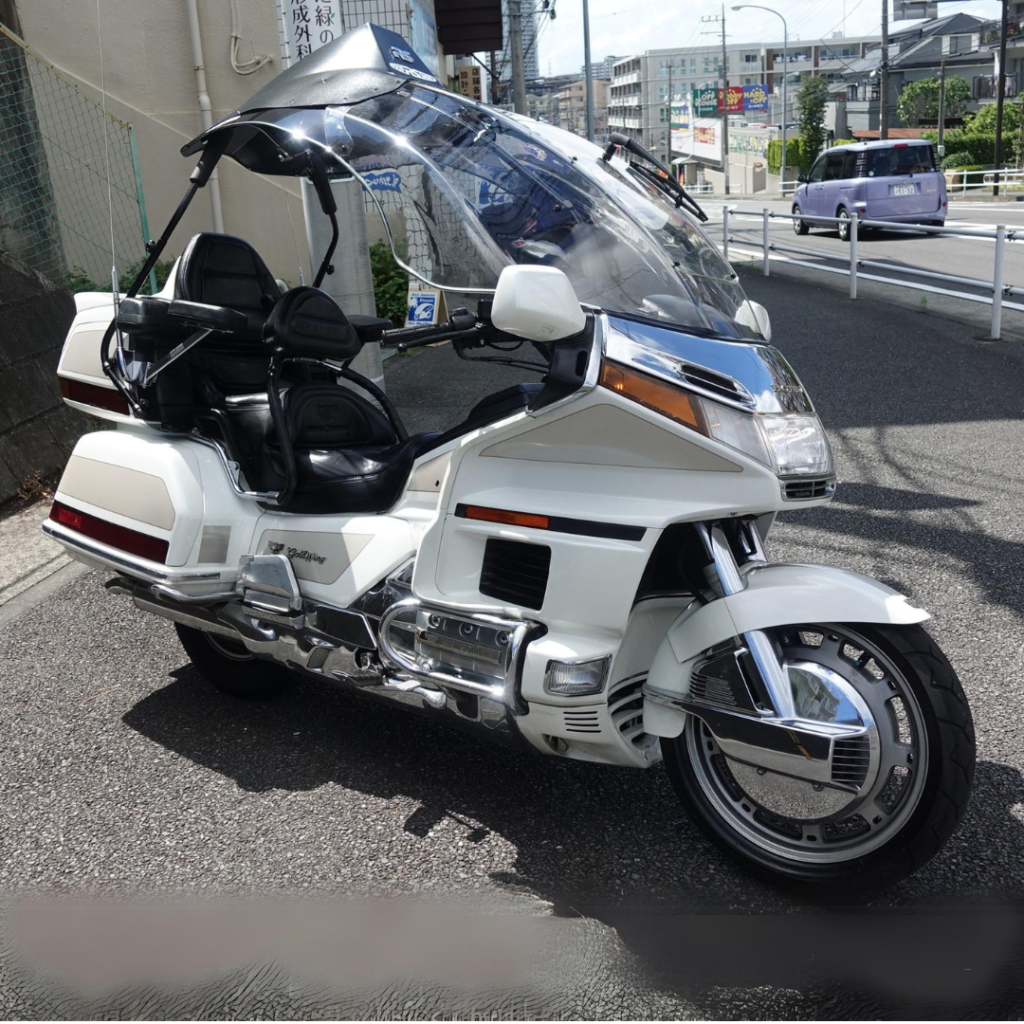 Dakschild met Honda Gold Wing 1500