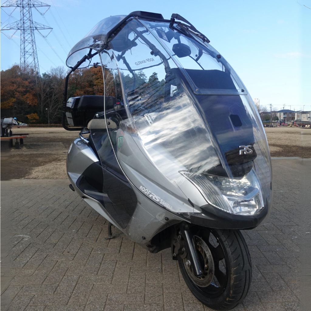 Scudo per il tetto conYamaha Maxam