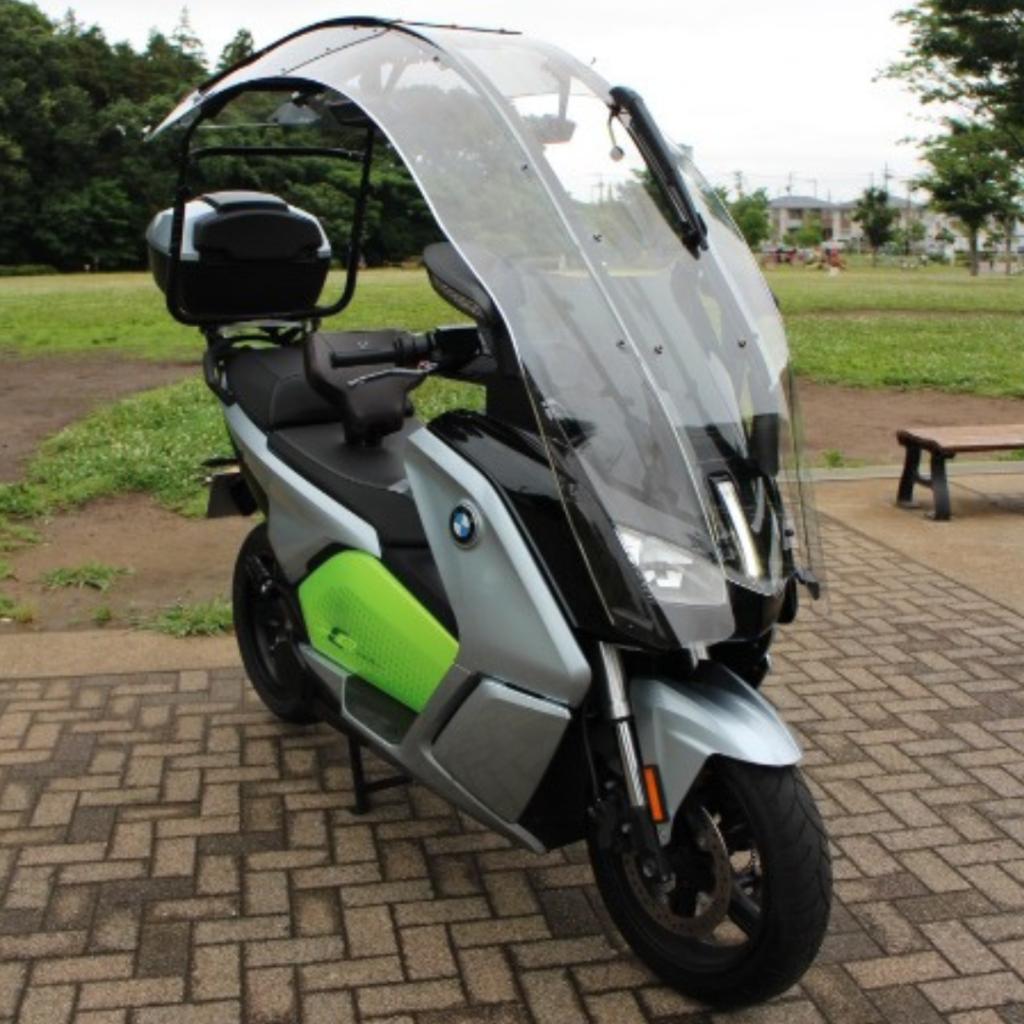 Écran de toit avec BMW C Evolution