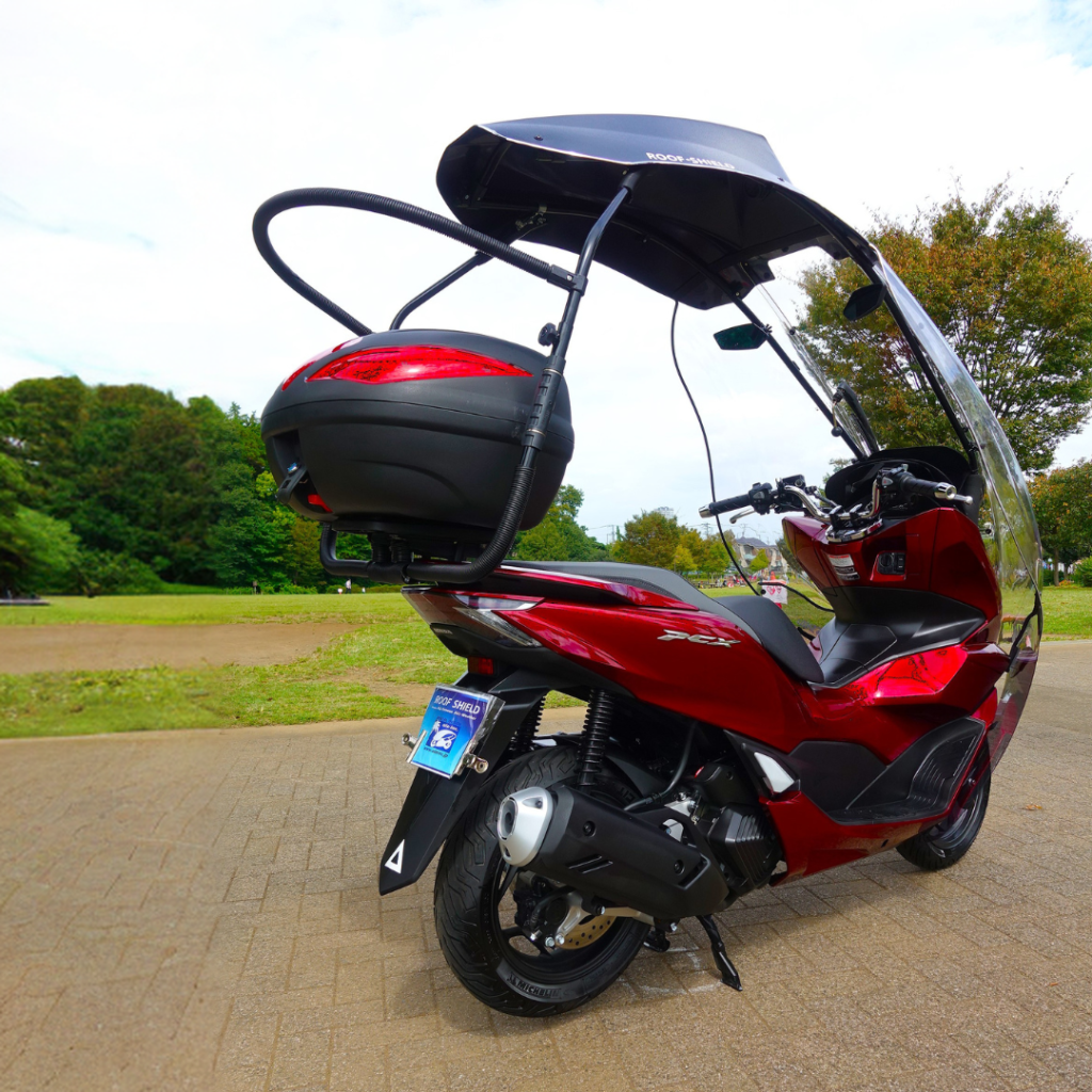 Bouclier de toit avec Honda PCX4