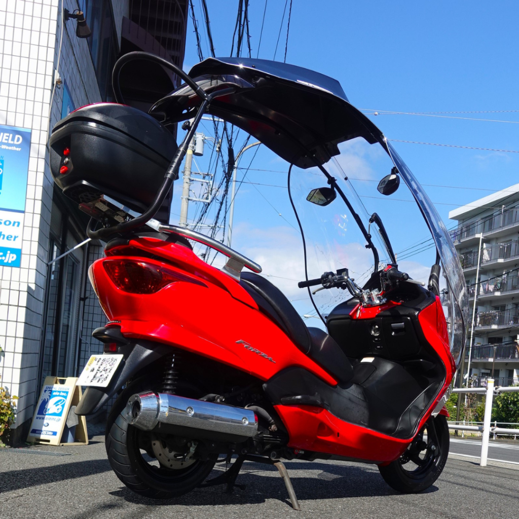 Roof Shield with Honda Forza MF08