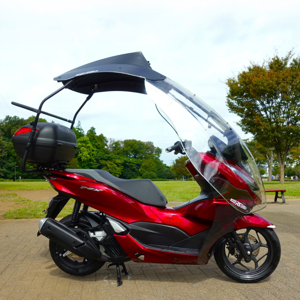 Bouclier de toit avec Honda PCX4